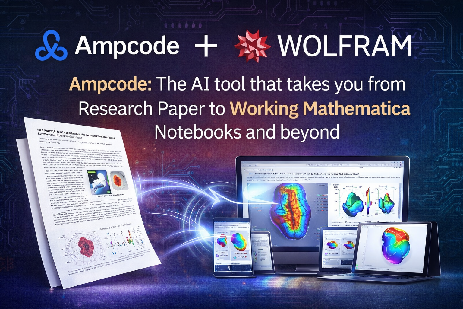 Ampcode: Research Paper to Mathematica Notebook